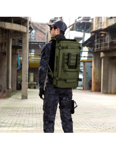 Mochila Táctica Militar Huntvp 50L Verde Oscuro MOLLE 2