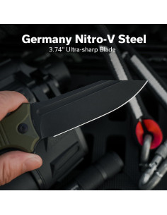 Cuchillo Plegable CIVIVI Neurohaptic 9.5cm G10 Verde OD 2