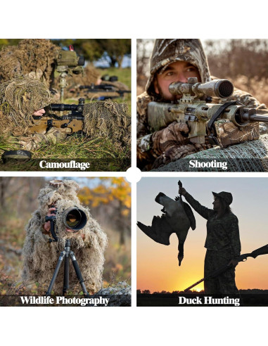 Bufanda Táctica HYOUT Camuflaje Woodland 180x84 cm