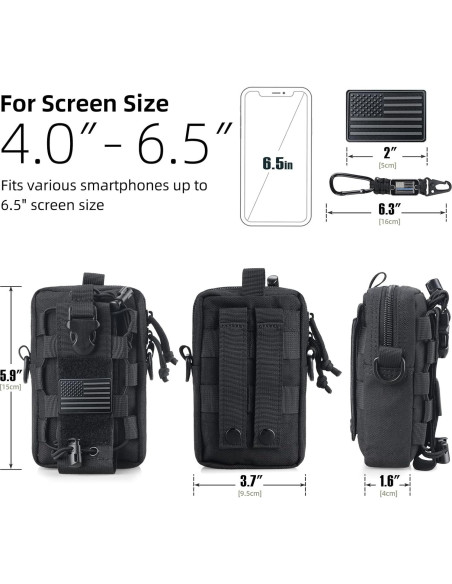 Bolsa de Cintura WYNEX EDC Compacta con Correa Ajustable