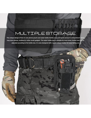 Bolsa de Cintura WYNEX EDC Compacta con Correa Ajustable