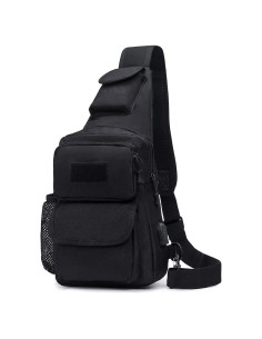 Bolsa Táctica BAIGIO Bandolera Un Solo Tirante 42x10x20cm