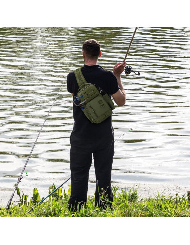 Bolsa Táctica CamGo Molle 20x17x34cm Impermeable