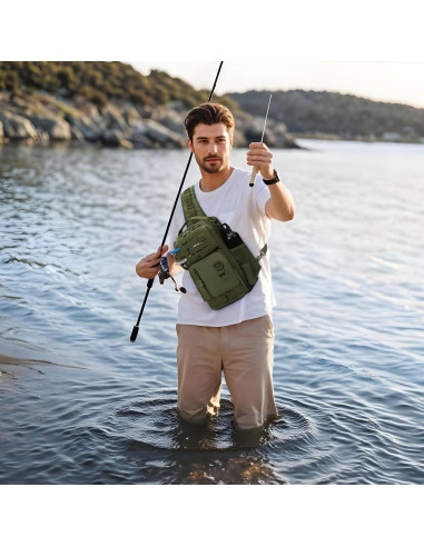 Bolsa Táctica CamGo Molle 20x17x34cm Impermeable