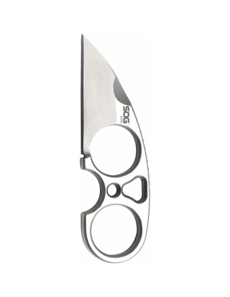 Cuchillo SOG Snarl 10.9 cm Fijo con Funda y Cadena