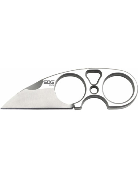 Cuchillo SOG Snarl 10.9 cm Fijo con Funda y Cadena