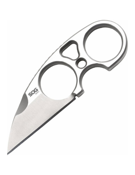 Cuchillo SOG Snarl 10.9 cm Fijo con Funda y Cadena