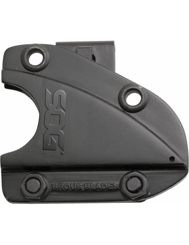 Cuchillo SOG Snarl 10.9 cm Fijo con Funda y Cadena