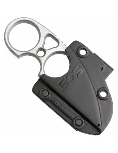Cuchillo SOG Snarl 10.9 cm Fijo con Funda y Cadena