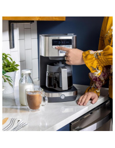 Cafetera de Goteo GE 12 Tazas con Jarra de Vidrio Acero Inox 2