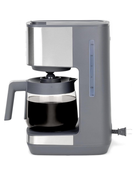 Cafetera de Goteo GE 12 Tazas con Jarra de Vidrio Acero Inox