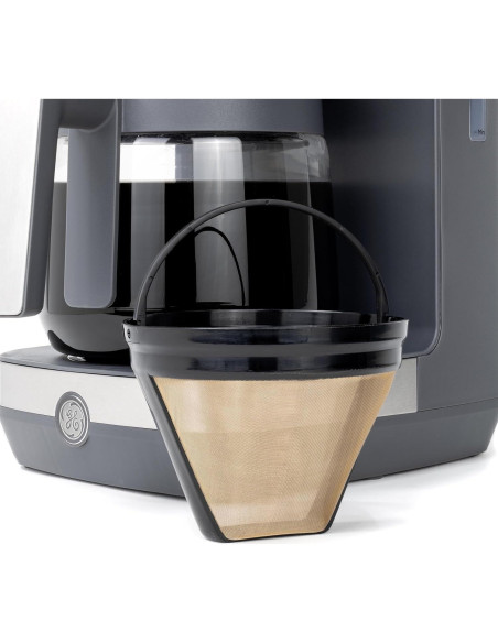 Cafetera de Goteo GE 12 Tazas con Jarra de Vidrio Acero Inox