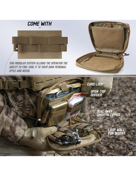 Bolsa Dangler Táctica WYNEX para Portaplacas 20.5x14x5 cm