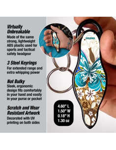 Kit de Defensa Personal MUNIO Original - Kubotan Marrón 2