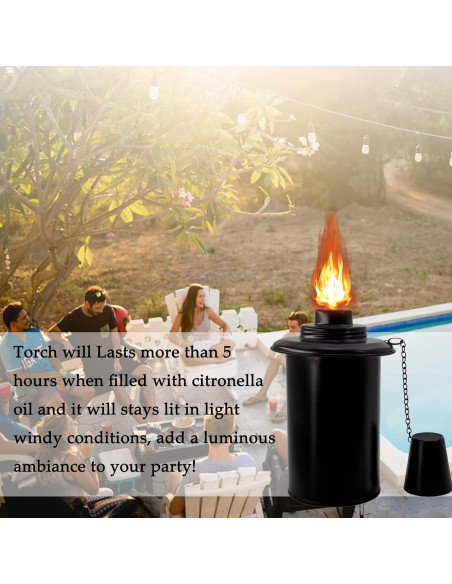 Latas de Reemplazo TaoTazon 354ml para Antorchas de Jardín