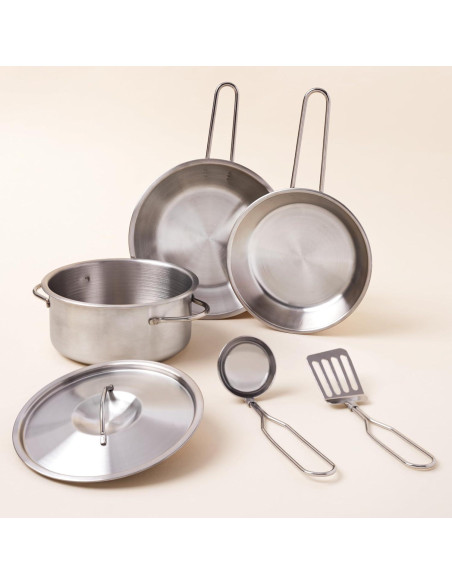 Juego de Utensilios de Cocina KidKraft 11 Piezas con Comida