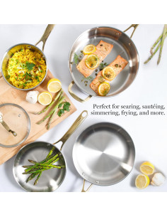 Set de Utensilios de Cocina Martha Stewart 10 Piezas Acero Inoxidable 2