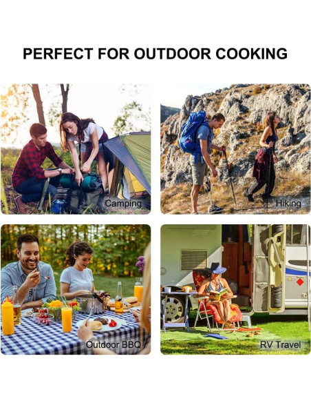 Estufa Portátil Doble Combustible Camplux JK-5310 1.5kg