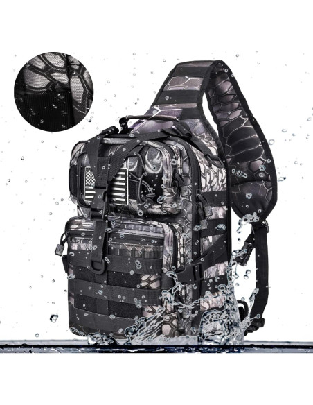 Bolsa de Bandolera Táctica HAOMUK Rover 35 cm Resistente