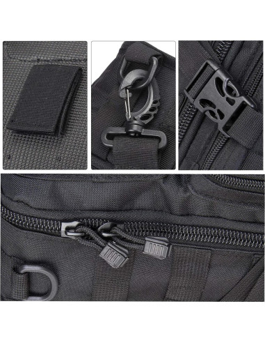 Bolsa de Bandolera Táctica HAOMUK Rover 35 cm Resistente