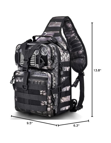 Bolsa de Bandolera Táctica HAOMUK Rover 35 cm Resistente