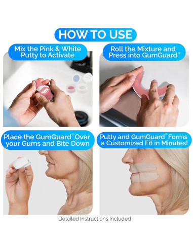 Protector Bucal GumGuard Inferior Ultrasuave para Bruxismo