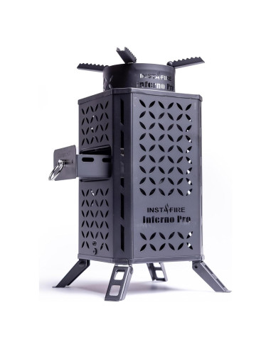 Estufa de Biomasa InstaFire Inferno Pro 1.22 kg Compacta
