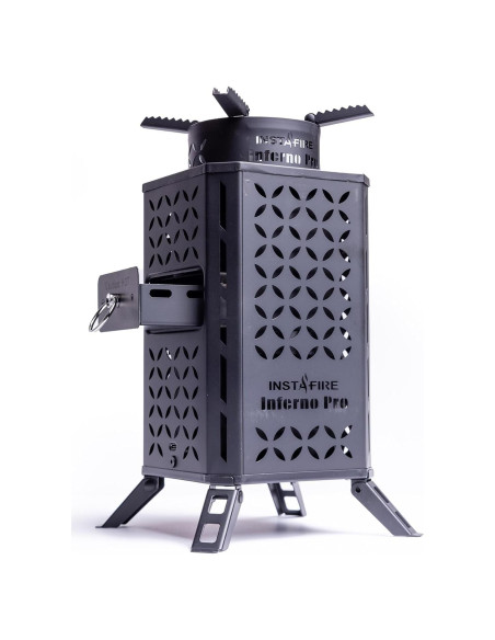 Estufa de Biomasa InstaFire Inferno Pro 1.22 kg Compacta