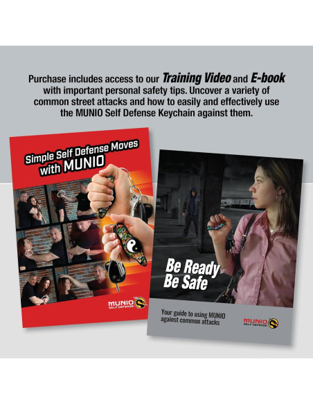 MUNIO Kit de Defensa Personal - Kubotan Legal y Portátil