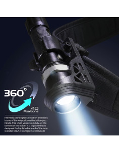 Soporte para Linterna LIVANS con Bloqueo y Rotación 360 2