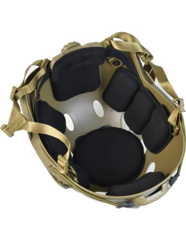 Casco Táctico Hdlsina con Máscara y Auriculares 27,99x21,95cm