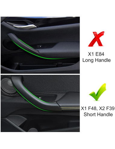 Cubierta de Manija de Puerta Jaronx para BMW X1/X2 4 Piezas