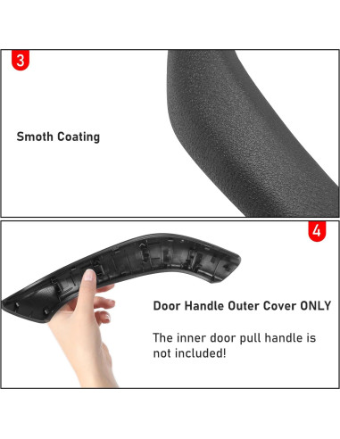 Cubierta de Manija de Puerta Jaronx para BMW X1/X2 4 Piezas