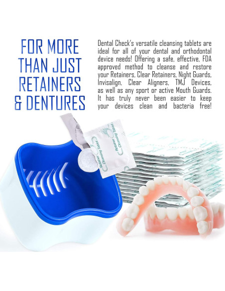 Limpiador de Dentaduras Lingito 90 Tabletas Efectivas