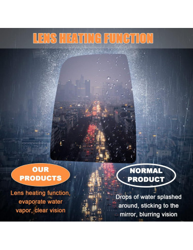 Espejo Calentado Ford Transit 2015-2022 Izquierdo y Derecho