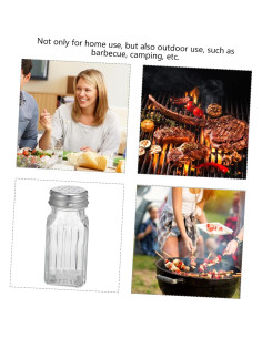 Tarro de Especias de Vidrio Wakauto 6 Piezas 9x3.5cm 2