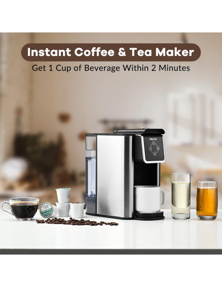 Cafetera Mecity 3 en 1 KC101, 1.5L, Rápida y Automática