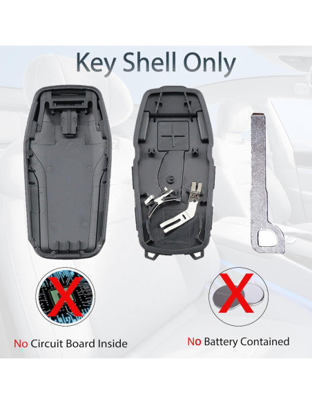 Funda de llavero Ford Mustang Fusion 2015-2017 5 botones