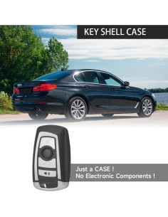 Carcasa de Llave Fob Reemplazo YOLLKY para BMW 1-7 2