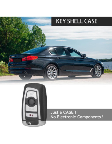 Carcasa de Llave Fob Reemplazo YOLLKY para BMW 1-7