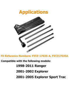 Kit de Herramientas para Neumático Dr.Roc Compatible con Ford 2