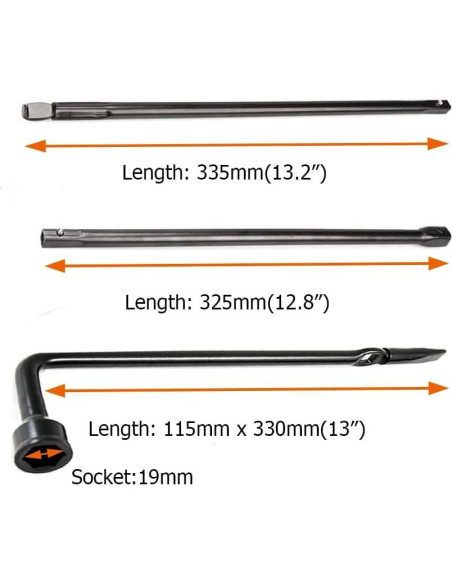 Kit de Herramientas para Neumático Dr.Roc Compatible con Ford