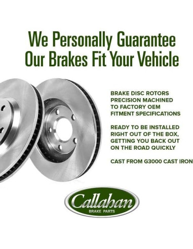 Kit de freno trasero Callahan para Mercedes-Benz C250 C300