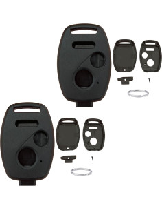 Carcasa de llave Honda EJOAOJE 3 botones negra 2