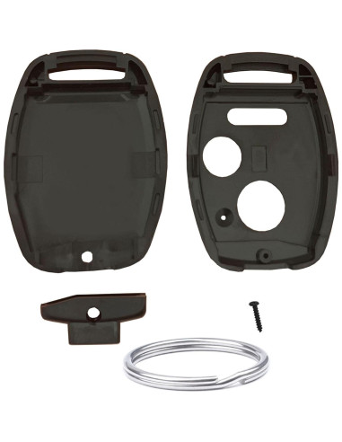 Carcasa de llave Honda EJOAOJE 3 botones negra