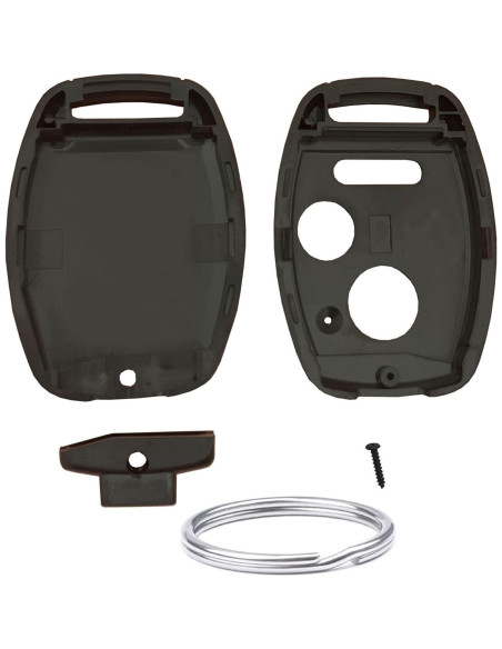 Carcasa de llave Honda EJOAOJE 3 botones negra