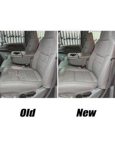 Cubierta de Asiento de Cuero GXARTS Gris Flint para Ford