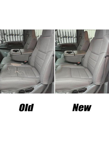 Cubierta de Asiento de Cuero GXARTS Gris Flint para Ford