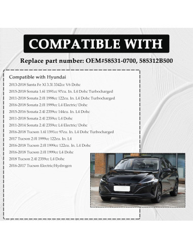 Tapa de líquido de frenos OFBAND para Hyundai y Kia