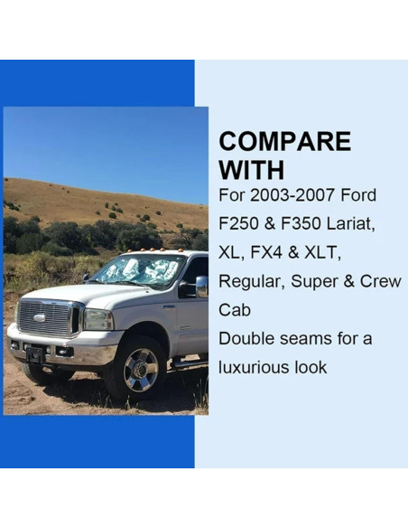 Cubierta de Asiento de Cuero GXARTS Gris Flint para Ford